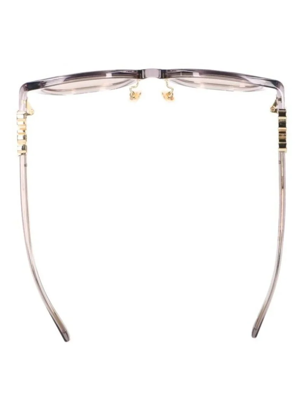 Gucci Clear Frame Square Sunglasses 54 Eyewear